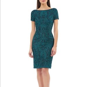 NWOT JS Collections embroidered sheath
